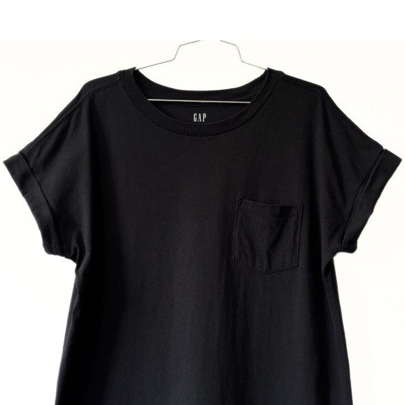Gap Pocket T-shirt Dress Black Size S - Picture 4 of 8